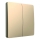Kinetic self-powered wireless 2-pole switch, IP67, Gold