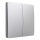 Kinetic Wireless 2-Pole Switch, IP67, Silver