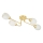 KING Flush-Mount Chandelier 4xE27/15W/230V Gold