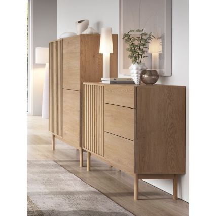 KIOTO Dresser 106x84x37 cm Cremona Oak