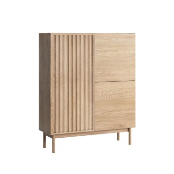 KIOTO Sideboard 106x130x37 cm, Cremona Oak