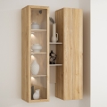 KIRO Wall Shelf, Oak/Beige