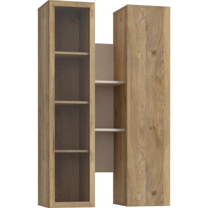 KIRO Wall Shelf, Oak/Beige