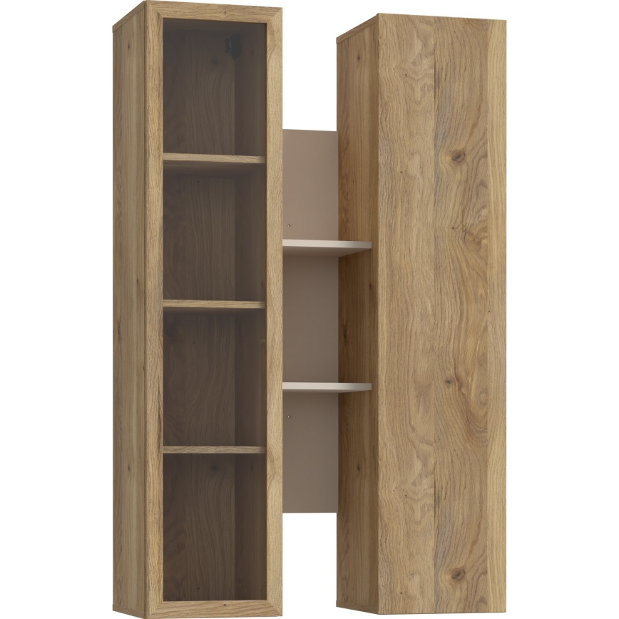 KIRO Wall Shelf, Oak/Beige