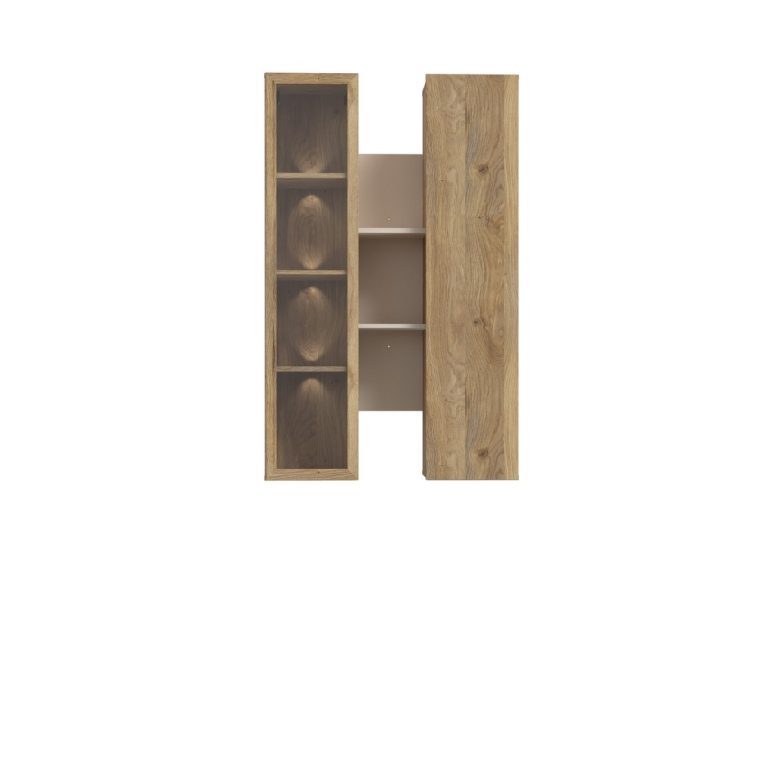 KIRO Wall Shelf, Oak/Beige