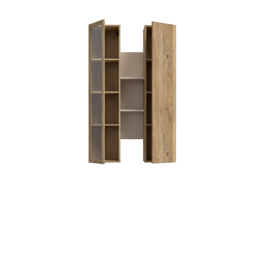 KIRO Wall Shelf, Oak/Beige