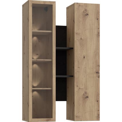 KIRO Wall Shelf Oak/Black