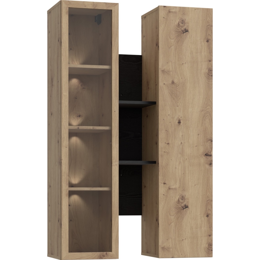 KIRO Wall Shelf Oak/Black