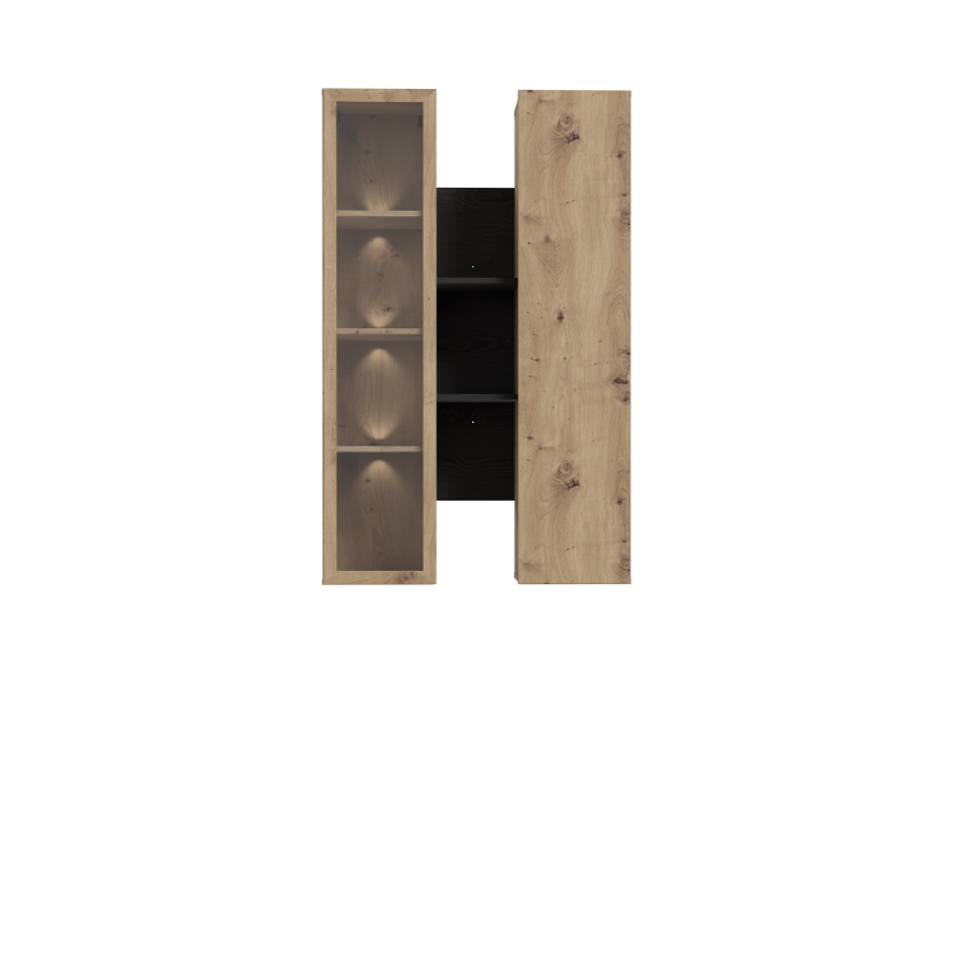 KIRO Wall Shelf Oak/Black