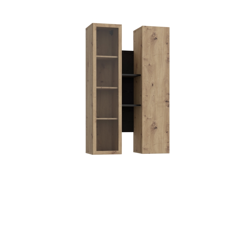 KIRO Wall Shelf Oak/Black