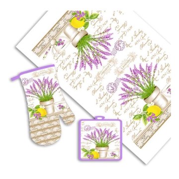 Kitchen set LAVENDER 3 pcs
