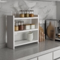 Kitchen shelf COSMIC 44x10 cm white
