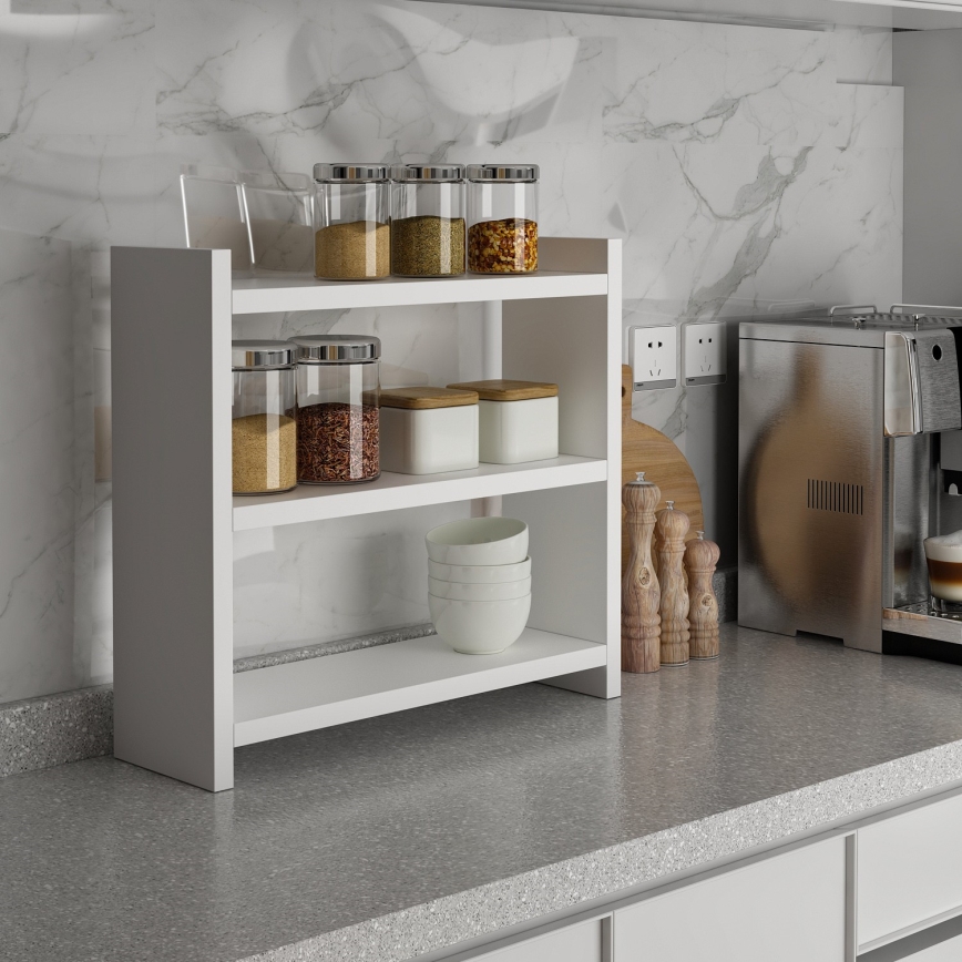 Kitchen shelf COSMIC 44x10 cm white