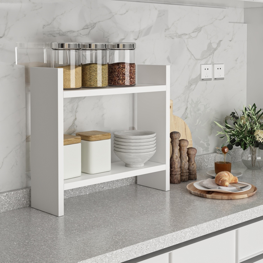 Kitchen shelf DENVER 30x34 cm white