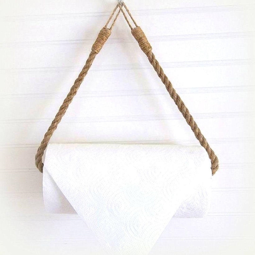 Kitchen towel holder BORURAF 45x12 cm brown