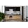 Kitchen unit MARINA 240 cm craft oak/high-gloss black
