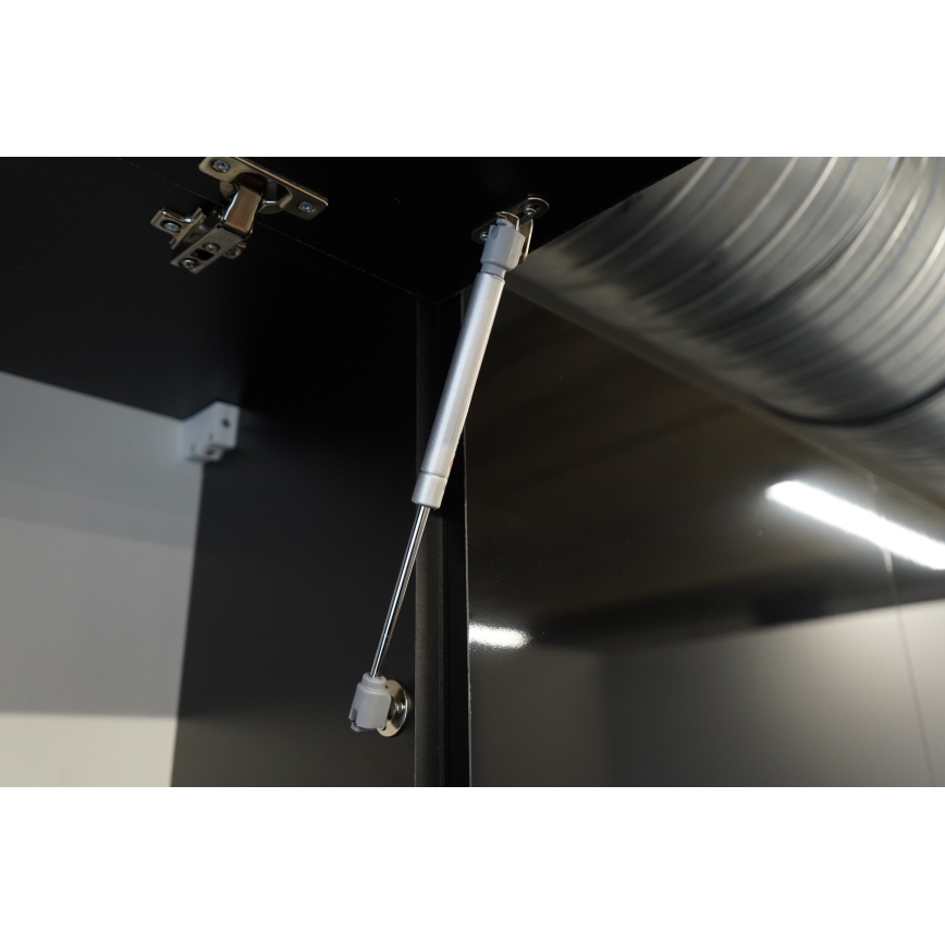 Kitchen unit MARINA 240 cm craft oak/high-gloss black