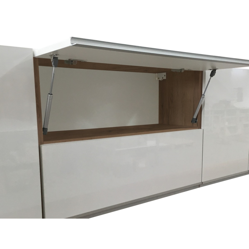 Kitchen unit MARINA 240 cm Craft Oak/high-gloss white