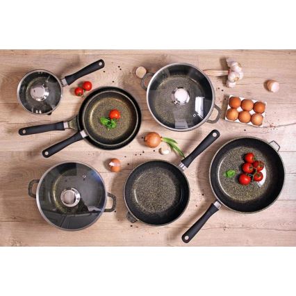 KITCHISIMO 20 cm Deep Frying Pan – Black