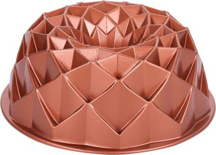 KITCHISIMO 24 cm Diamond Bundt Pan / Copper
