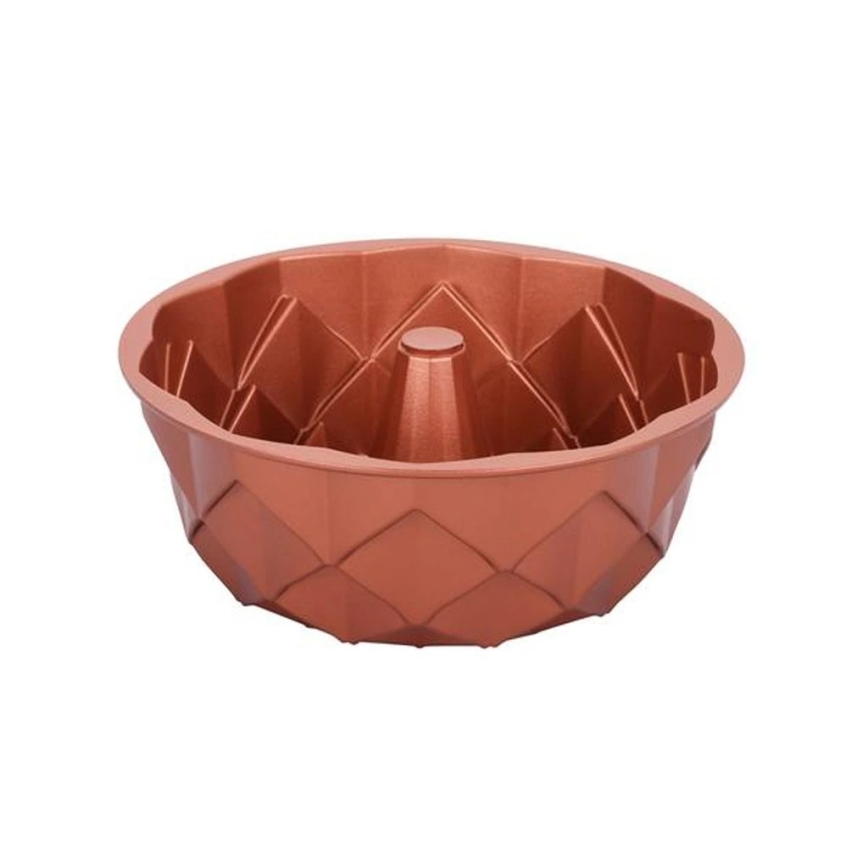 KITCHISIMO 24 cm Diamond Bundt Pan / Copper