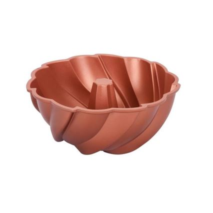 KITCHISIMO 24 cm Swirl Bundt Pan / Copper
