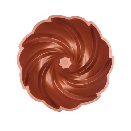 KITCHISIMO 24 cm Swirl Bundt Pan / Copper