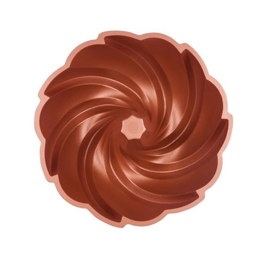KITCHISIMO 24 cm Swirl Bundt Pan / Copper