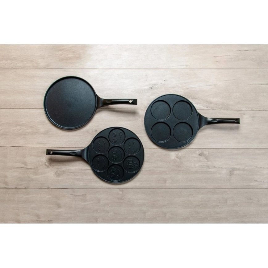 KITCHISIMO 26 cm Pancake Pan, Black