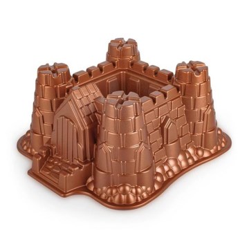 KITCHISIMO Castle Bundt Cake Pan/copper