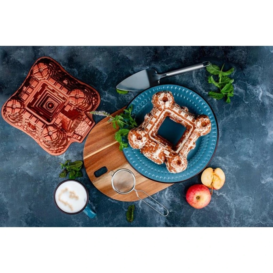 KITCHISIMO Castle Bundt Cake Pan/copper