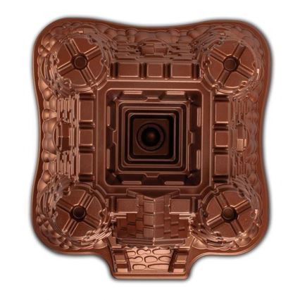 KITCHISIMO Castle Bundt Cake Pan/copper