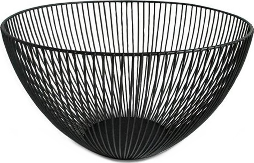 KITCHISIMO Fruit Bowl, Ø 25 cm, Black