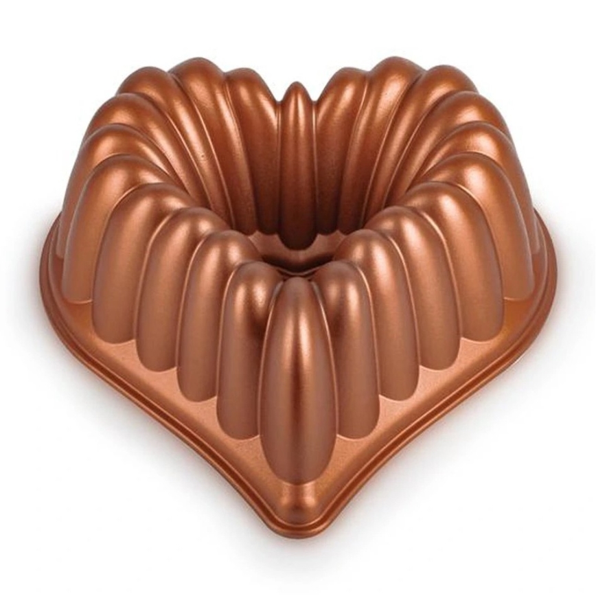 KITCHISIMO Heart Bundt Pan/Copper
