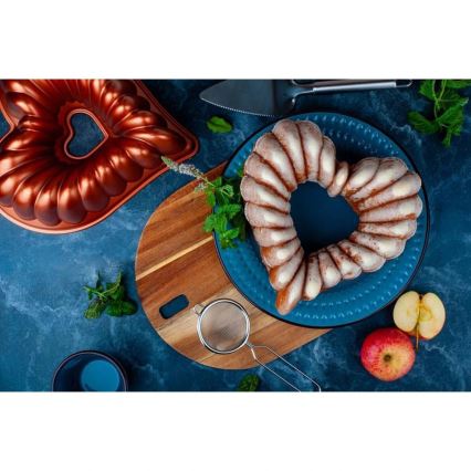 KITCHISIMO Heart Bundt Pan/Copper