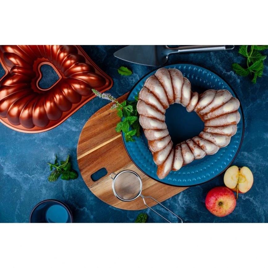 KITCHISIMO Heart Bundt Pan/Copper