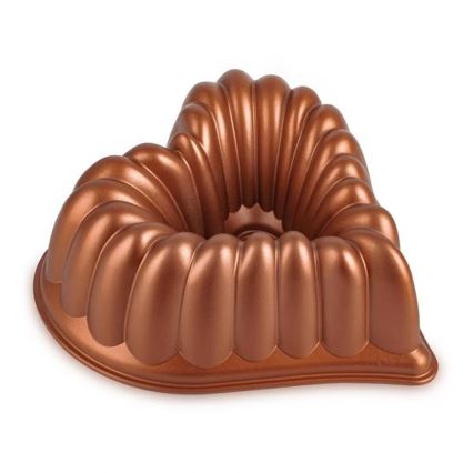KITCHISIMO Heart Bundt Pan/Copper