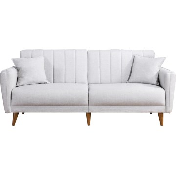 KITO Cream Two-Seater Sofa Bed
