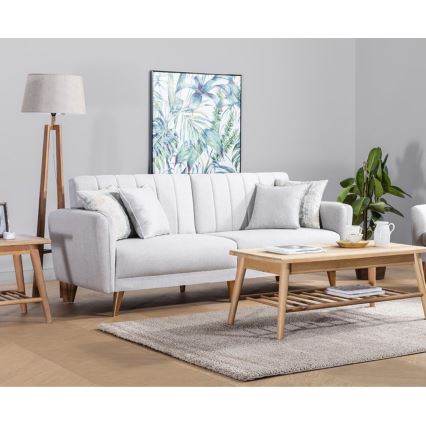KITO Cream Two-Seater Sofa Bed