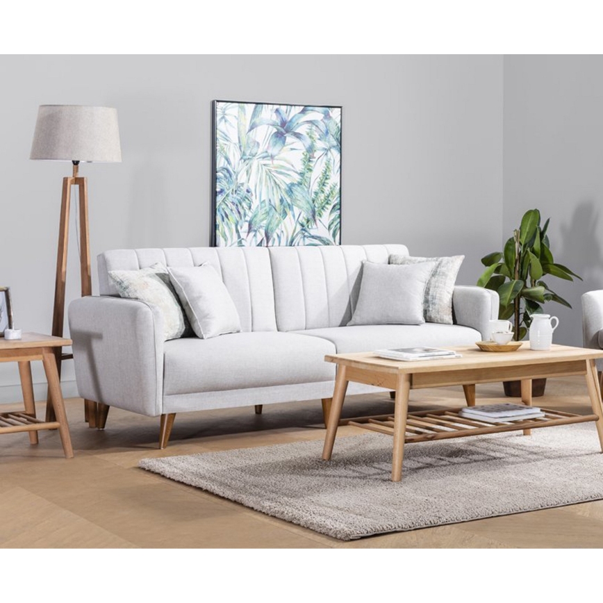 KITO Cream Two-Seater Sofa Bed
