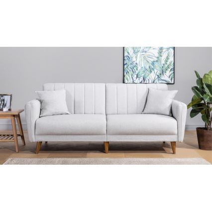 KITO Cream Two-Seater Sofa Bed
