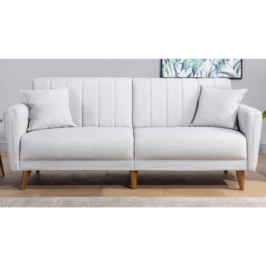 KITO Cream Two-Seater Sofa Bed