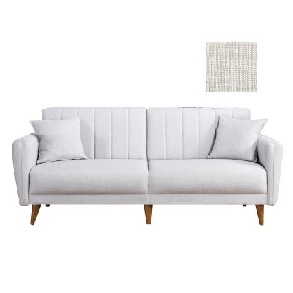KITO Cream Two-Seater Sofa Bed