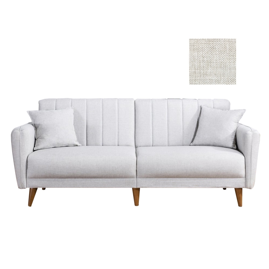 KITO Cream Two-Seater Sofa Bed