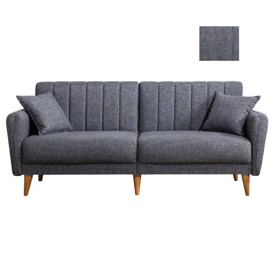 KITO Dark Grey Two-Seater Sofa Bed