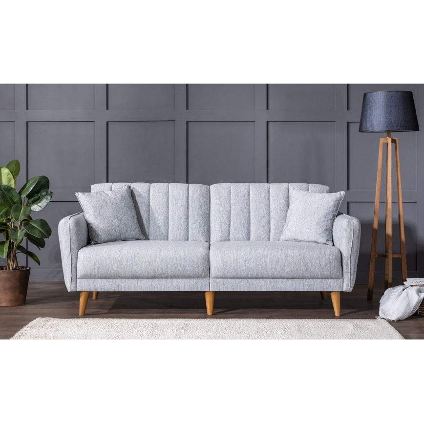 KITO Two-Seater Sofa Bed, Grey
