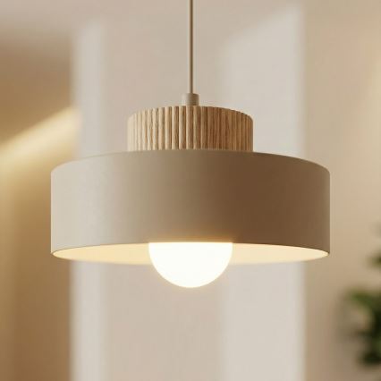 KIVI cable pendant light 1xE27/15W/230V, beige