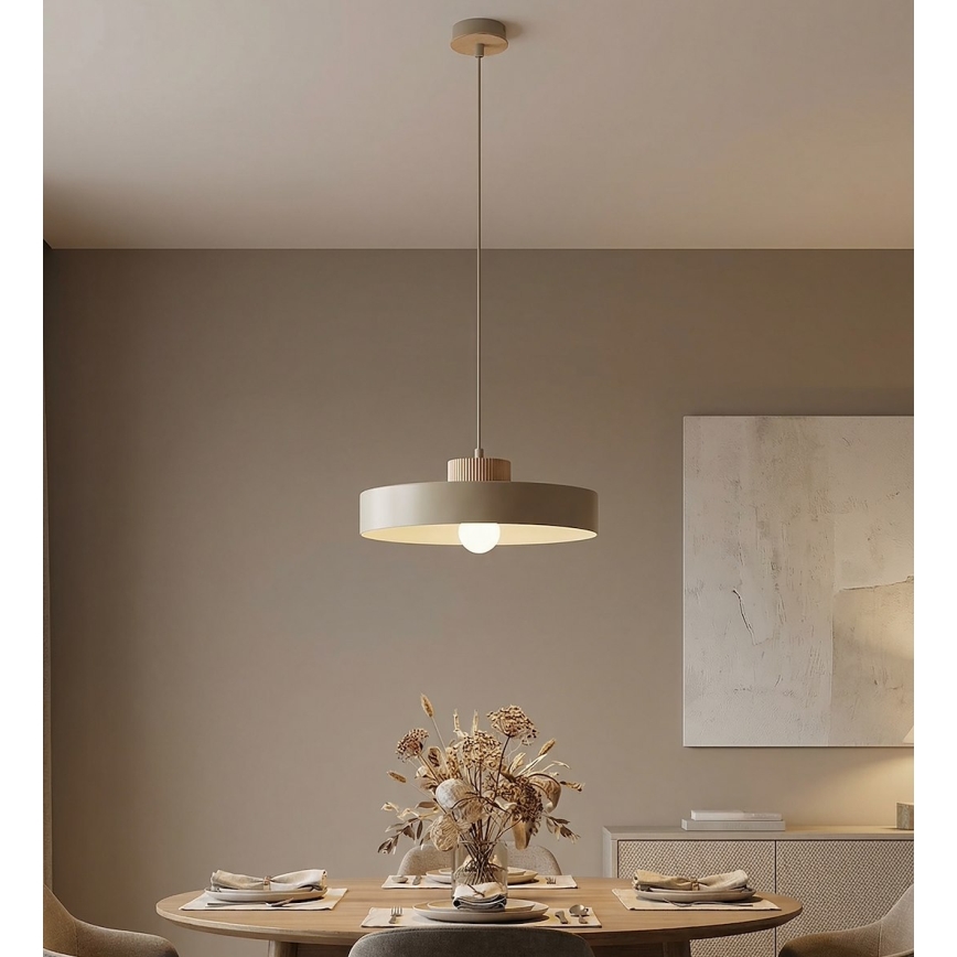 KIVI Cable Pendant Light 1xE27/15W/230V, Beige