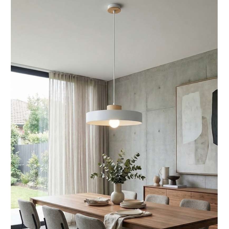 KIVI Cable Pendant Light 1xE27/15W/230V White
