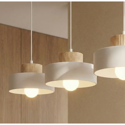 KIVI Pendant Light on Cord 3xE27/15W/230V White